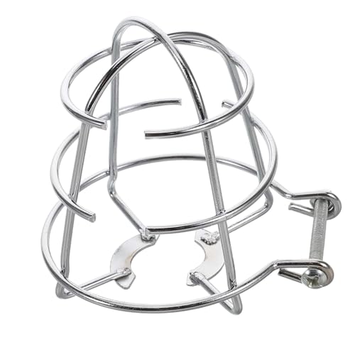 VALICLUD Metall Sprinkler Schutzkorb Sprinklerkopf Abdeckung mit Rauchmelder Schutz Einfache Montage ohne Demontage Silberner Sprinklerkopf Schutz für Büro Zuhause Industrie von VALICLUD