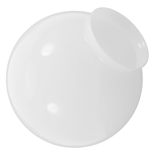 VALICLUD Milchweißer Glas Kugellampenschirm Ersatz Lampenschirm Deckenleuchte Diffuses Licht Für Schlafzimmer Wohnzimmer Esszimmer Robust Pflegeleicht Zeitloses Design von VALICLUD