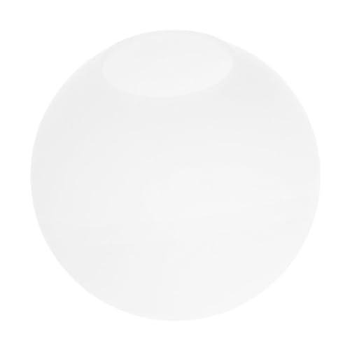 VALICLUD Milchweißer Mattierter Runder Glasschirm Ersatz Lampenschirm für Pendelleuchte Deckenleuchte Wohnzimmer und Esszimmertisch Sanfte Lichtdiffusion Einfache Montage Robustes Glas von VALICLUD