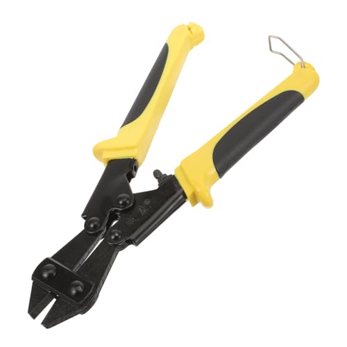 VALICLUD Mini Bolzenschneider Ergonomischer Drahtschneider aus Kohlenstoffstahl für Zäune und Kabel Handliche und Multifunktionale Zange für Unterwegs und Professionelle Anwendungen VALICLUD Mini Bolzenschneider Ergonomischer Drahtschneider aus Kohlenstoffstahl für Zäune und Kabel Handliche und Multifunktionale Zange für Unterwegs und Professionelle Anwendungen von VALICLUD
