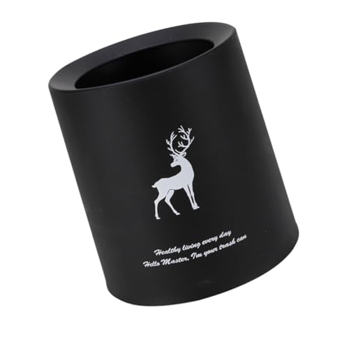 VALICLUD Mini Desktop Mülleimer mit motiv Doppelwandiger Geruchsdichter Abfalleimer für Zuhause Büro und Auto Robuster Tisch rubbish Organizer Vielseitiger Kleiner Trash Can von VALICLUD