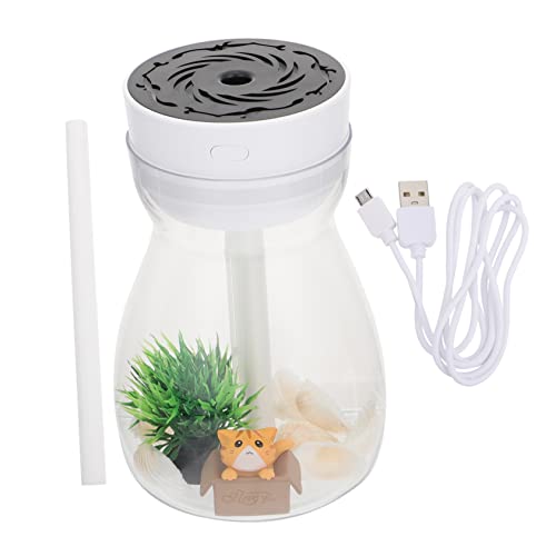 VALICLUD Mini Luftbefeuchter USB Betrieben Tragbarer Desktop Diffuser Leiser Luftbefeuchter für Auto Büro und Schlafzimmer Modernes Design gegen Trockene Haut für Unterwegs von VALICLUD
