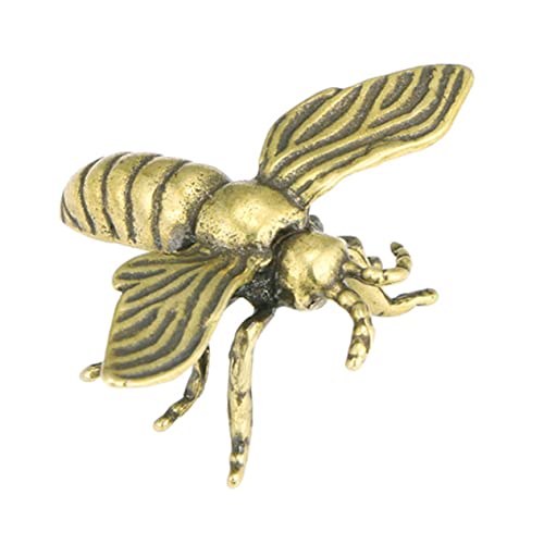 VALICLUD Mini Messing Bienenfigur Retro Stil Desktop Deko Kleine Tierstatue aus Messing für Zuhause Büro Sammlerstück und Kreative Raumgestaltung VALICLUD Mini Messing Bienenfigur Retro Stil Desktop Deko Kleine Tierstatue aus Messing für Zuhause Büro Sammlerstück und Kreative Raumgestaltung von VALICLUD