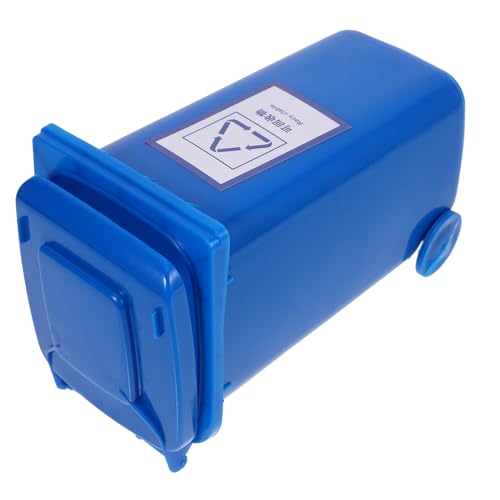 VALICLUD Mini Schreibtischmülleimer aus Stabilem PP Kompakt und Platzsparend Multifunktionaler Desktop Abfalleimer und Aufbewahrungsbox für Büro Zuhause für Müll und Stifte Blau VALICLUD Mini Schreibtischmülleimer aus Stabilem PP Kompakt und Platzsparend Multifunktionaler Desktop Abfalleimer und Aufbewahrungsbox für Büro Zuhause für Müll und Stifte Blau von VALICLUD