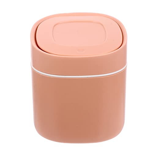 VALICLUD Mini Tischabfalleimer mit Deckel Leicht Moderner Design Mülleimer für Büro Schlafzimmer Schreibtisch Geruchsschutz Kompakter Rubbish Barrel von VALICLUD