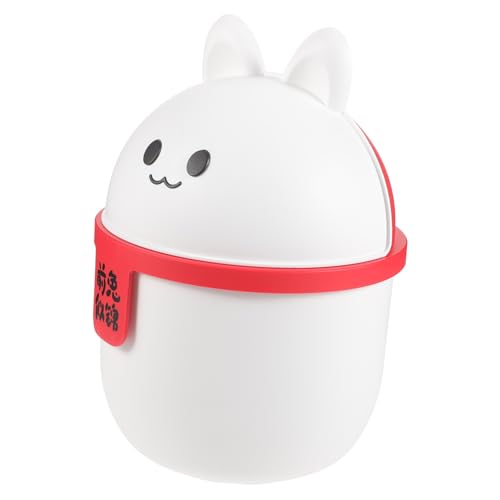 VALICLUD Mini Tischmülleimer mit Klappdeckel Kompakter Desktop Abfalleimer für Badezimmer Küche und Büro Weißer Kleiner Müllbehälter für Abfälle und Krümel Tragbar und Praktisch VALICLUD Mini Tischmülleimer mit Klappdeckel Kompakter Desktop Abfalleimer für Badezimmer Küche und Büro Weißer Kleiner Müllbehälter für Abfälle und Krümel Tragbar und Praktisch von VALICLUD