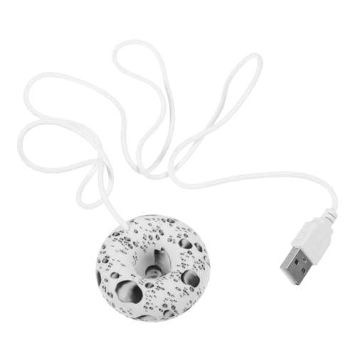 VALICLUD Mini USB Luftbefeuchter im Donut Design Tragbarer Kompakter Luftbefeuchter für Zuhause Schlafzimmer und Reisen Leise Schwimmend Wasser für Frische Luft von VALICLUD