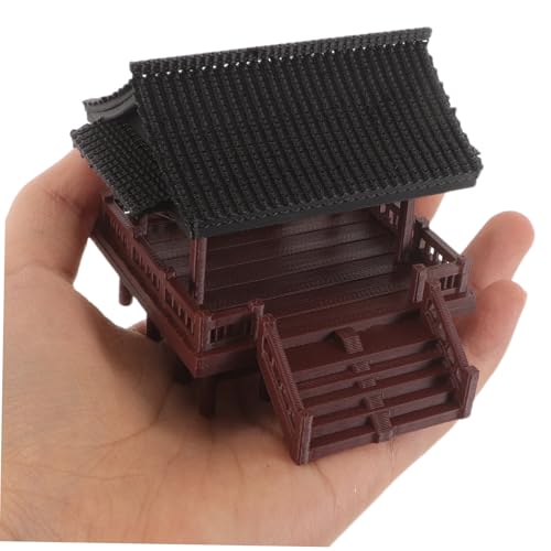 VALICLUD Miniatur Pavillon Figurine Doppelschicht Chinesischer Architektur Modell Aquarium und Bonsai Landschaftsdeko Tischdekoration für Fischbecken und Gartenornamente VALICLUD Miniatur Pavillon Figurine Doppelschicht Chinesischer Architektur Modell Aquarium und Bonsai Landschaftsdeko Tischdekoration für Fischbecken und Gartenornamente von VALICLUD