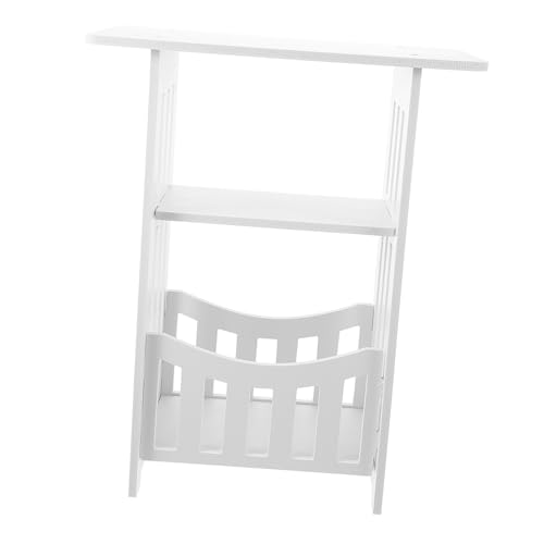 VALICLUD Moderner Kleiner Beistelltisch mit Stauraum Vielseitiger Nachttisch und Sofa Side Table für Schlafzimmer Wohnzimmer Kompakt und Praktisch für Bücher Getränke und Essentials von VALICLUD