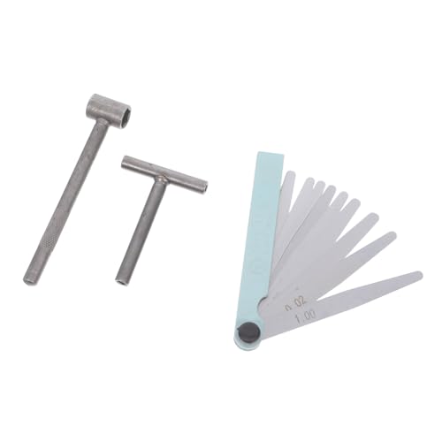 VALICLUD Motorrad-reparaturwerkzeuge Ventildickenmessgerät Breitenmesswerkzeug Werkzeug Zum Messen Der Spaltbreite Motorradreparaturwerkzeuge Messwerkzeuge Der Ventildicke Messlehre Metall von VALICLUD