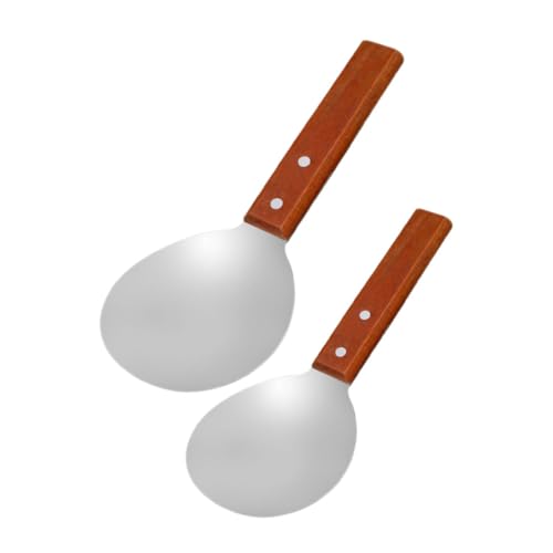 VALICLUD Multifunktionale und Holzlöffel Robust Vielseitig für Suppen Tofu Reis und Eis Langlebig Leicht zu Reinigen Teiliges Haushalt Küchenset von VALICLUD