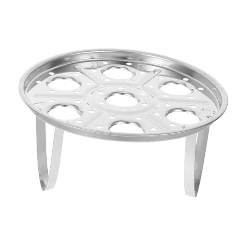 VALICLUD Multifunktionaler Dampfkorb aus Edelstahl Hitzebeständiger Runder Dämpfeinsatz mit Beinen Vielseitig für Gemüse Eier Dämpfen und Gesundes Kochen Geeignet VALICLUD Multifunktionaler Dampfkorb aus Edelstahl Hitzebeständiger Runder Dämpfeinsatz mit Beinen Vielseitig für Gemüse Eier Dämpfen und Gesundes Kochen Geeignet von VALICLUD