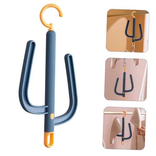 VALICLUD Multifunktionaler Schuhhalter aus Robustem Kunststoff Drehbarer Haken für Platzsparendes Aufhängen und Trocknen von Hausschuhen für Schlafzimmer Schrank Balkon und Reisegebrauch VALICLUD Multifunktionaler Schuhhalter aus Robustem Kunststoff Drehbarer Haken für Platzsparendes Aufhängen und Trocknen von Hausschuhen für Schlafzimmer Schrank Balkon und Reisegebrauch von VALICLUD