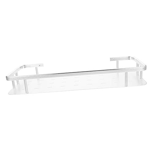 VALICLUD Multifunktionales Wandmontiertes Aufbewahrungsregal ohne Bohren Einlagiges Rechteckiges Badezimmer und Küchen Organizer Platzsparend Rostfrei Geeignet für Toiletten und VALICLUD Multifunktionales Wandmontiertes Aufbewahrungsregal ohne Bohren Einlagiges Rechteckiges Badezimmer und Küchen Organizer Platzsparend Rostfrei Geeignet für Toiletten und von VALICLUD