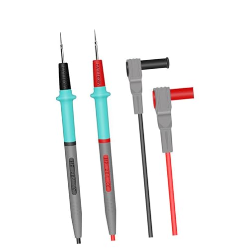 VALICLUD Multimeter Messspitzen Edelstahlspitze Hochspannungsbeständig Silikonkabel Messleitungen Ersatzsonde Antirutsch Komfortgriff Temperaturbeständig VALICLUD Multimeter Messspitzen Edelstahlspitze Hochspannungsbeständig Silikonkabel Messleitungen Ersatzsonde Antirutsch Komfortgriff Temperaturbeständig von VALICLUD
