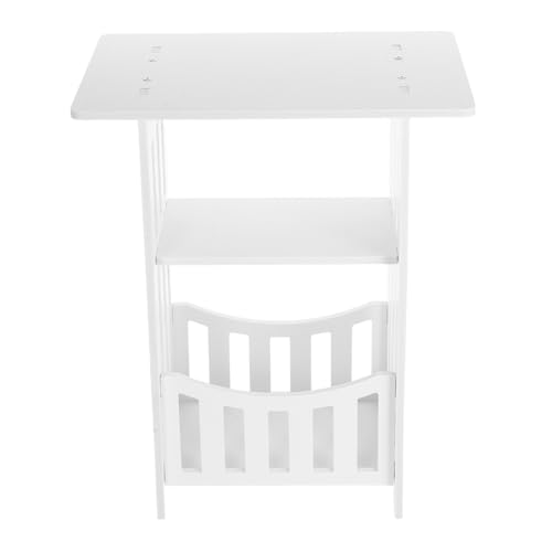 VALICLUD Nachttisch mit Modernem Design Sofa Beistelltisch für Schlafzimmer und Wohnzimmer für Kleine Räume Praktische Ablagefläche Leicht zu Bewegen Verstauen von VALICLUD
