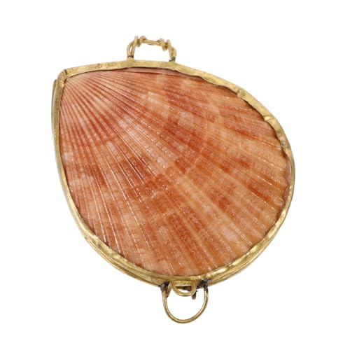 VALICLUD Natürliche Muschel Schmuckbox Kompakte Schmuckschatulle mit Goldrand Tragbare Ring Aufbewahrungsbox für Damen Dekorative Muschelform Geschenk für Freundin und Reise VALICLUD Natürliche Muschel Schmuckbox Kompakte Schmuckschatulle mit Goldrand Tragbare Ring Aufbewahrungsbox für Damen Dekorative Muschelform Geschenk für Freundin und Reise von VALICLUD