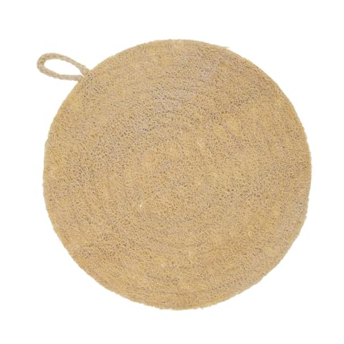 VALICLUD Natürlicher Loofah Dampfeinsatz Wiederverwendbarer Runder Dämpfeinsatz für Dim Sum Gemüse Dampfgarer Küchensteamer mit Effizienter Dampfzirkulation und Platzsparendem Faltbarem von VALICLUD