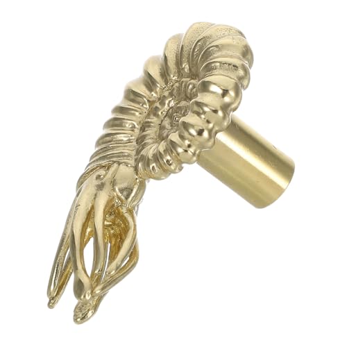 VALICLUD Nautilus Messing Schubladenknopf Robuster Messinggriff mit Künstlerischem Design für Schränke Kommoden und Nachttische Einfache Installation und Stilvolle für Ihre Möbel von VALICLUD