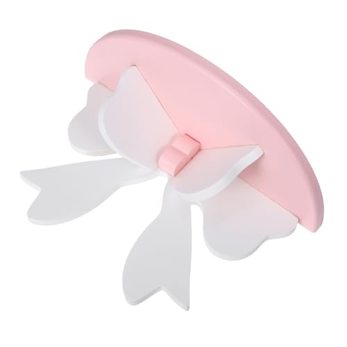 VALICLUD Nordisches Holz Wandregal Schwebend Bow Form Halbrund Regal Holzlagerung Kinderzimmer Dekor Aufbewahrung für Bücher Wohnzimmer Schlafzimmer von VALICLUD