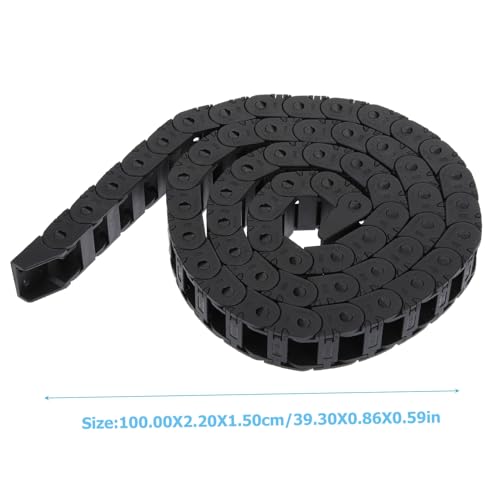 VALICLUD Nylon Kabelträger Offen Robust Verschleißfest Leise Flexibel Drag Chain Kabelschutz mit Modularer für Maschinen und Elektromotoren von VALICLUD