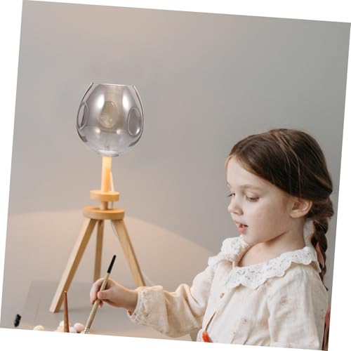 VALICLUD Ovaler Glas lampenschirm in Rauchgrau Dekorativer Pendelleuchten ersatzschirm mit Abnehmbarem Design Installieren Geeignet für Wohnzimmer Schlafzimmer Büro und Vielseitige von VALICLUD