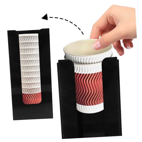 VALICLUD Papierbecherhalter aus Schwarzem Einwegbecher organizer mit Glatten Kanten Becheröffnung Praktischer Desktop Cup Rack für Einfache Aufbewahrung und Schnelle Nachfüllkontrolle VALICLUD Papierbecherhalter aus Schwarzem Einwegbecher organizer mit Glatten Kanten Becheröffnung Praktischer Desktop Cup Rack für Einfache Aufbewahrung und Schnelle Nachfüllkontrolle von VALICLUD