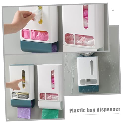VALICLUD Plastiktüten Spender Wandmontage Kunststoff Aufbewahrungsbox Müllbeutel Organizer Küchentür Hängend Multifunktional Großer Stauraum VALICLUD Plastiktüten Spender Wandmontage Kunststoff Aufbewahrungsbox Müllbeutel Organizer Küchentür Hängend Multifunktional Großer Stauraum von VALICLUD