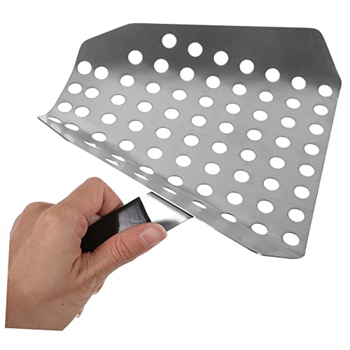 VALICLUD Pommes Frites Schaufel mit Einzelgriff Leichter Küchen und Food Scoop mit Sieb Ergonomisch Geformt für Pommes Popcorn Nüsse Snacks und Tiefkühlkost von VALICLUD