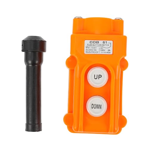 VALICLUD Professioneller Kransteuerungsknopf Kompakt Staubdicht Robust für Kranauf Abwärtssteuerung mit Wasserdichter Gummihülle und Deutlicher Markierung für Einfache Bedienung im von VALICLUD