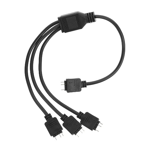 VALICLUD RGB-Splitter-verlängerungskabel Zu Argb Led Anschlusskabel Für Chassis Computerzubehör Led-y-Splitter Erweiterung Für RGB-beleuchtungssysteme von VALICLUD