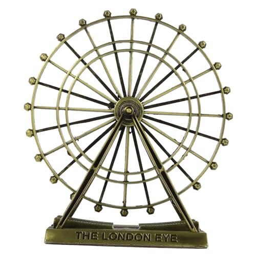 VALICLUD Retro Eisenkunst Sky Wheel Modell Filigrane Handarbeit Antike Kupferoptik Dekoratives Wohnaccessoire für Wohnzimmer Tv Schrank und Flur Romantische Atmosphäre Verarbeitung von VALICLUD