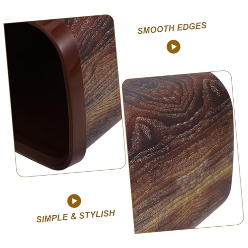 VALICLUD Retro Holzoptik Mülleimer Rechteckiger Küchen Abfalleimer Großer Haushalts Papierkorb Vielseitiger Müllbehälter für Wohnzimmer Bad Schlafzimmer Platzsparender Abfallkübel VALICLUD Retro Holzoptik Mülleimer Rechteckiger Küchen Abfalleimer Großer Haushalts Papierkorb Vielseitiger Müllbehälter für Wohnzimmer Bad Schlafzimmer Platzsparender Abfallkübel von VALICLUD