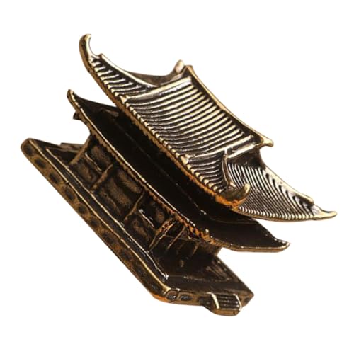 VALICLUD Retro Messing Miniatur Pagodenfigur Asiatischer Pavillon Deko Für Büro Zen Garten Feengarten Aquarium Dollhouse Dekoration VALICLUD Retro Messing Miniatur Pagodenfigur Asiatischer Pavillon Deko Für Büro Zen Garten Feengarten Aquarium Dollhouse Dekoration von VALICLUD