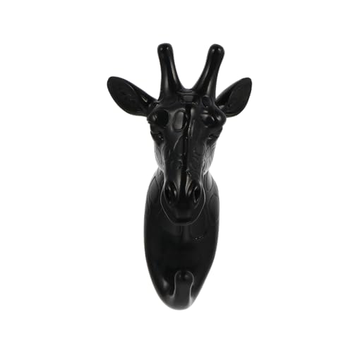 VALICLUD Retro Wandhaken Giraffenkopf Design Kreativer Dekorativer Kleiderhaken für Jacken Handtücher Schlüssel Geeignet für Wohnzimmer Badezimmer Küche und Büro von VALICLUD