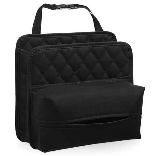 VALICLUD Rücksitz Organizer für Autos Multifunktionale Aufbewahrungsbox mit Taschentuchhalter Installieren für Kopfstützen Geeignet Schwarz Leicht zu Reinigen VALICLUD Rücksitz Organizer für Autos Multifunktionale Aufbewahrungsbox mit Taschentuchhalter Installieren für Kopfstützen Geeignet Schwarz Leicht zu Reinigen von VALICLUD