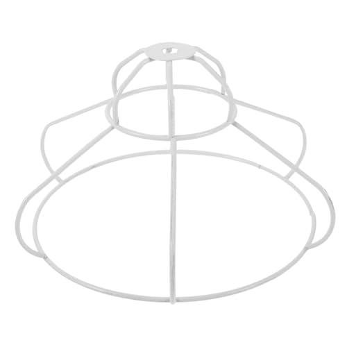 VALICLUD Rustfreier Metall lampenschirmrahmen DIY Praktischer Metallener Lampenschirmhalter für Decken Tischlampen Stabile Vintage Lampe Halterung Vielseitig Einsetzbar für Kreative von VALICLUD