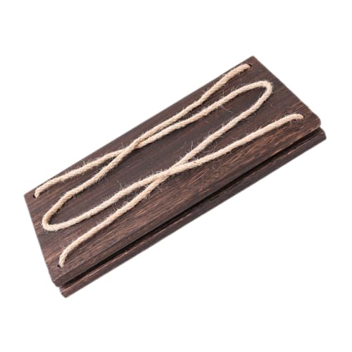 VALICLUD Rustikales Hängendes Holzregal mit Doppellagiger Ablage aus Schwarzem Holz und Natürlichem Seil Platzsparendes Wandregal für Pflanzen und Kleine Gegenstände Einfache Montage für VALICLUD Rustikales Hängendes Holzregal mit Doppellagiger Ablage aus Schwarzem Holz und Natürlichem Seil Platzsparendes Wandregal für Pflanzen und Kleine Gegenstände Einfache Montage für von VALICLUD