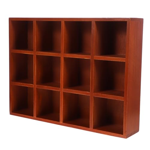 VALICLUD Rustikales Holz Wandregal Mit 12 Fächern Schwimmendes Regal Zur Präsentation Von Figuren Und Kleinigkeiten Hängeregal Aus Holz Stilvolles Design Für Zuhause Und Geschäft Zur VALICLUD Rustikales Holz Wandregal Mit 12 Fächern Schwimmendes Regal Zur Präsentation Von Figuren Und Kleinigkeiten Hängeregal Aus Holz Stilvolles Design Für Zuhause Und Geschäft Zur von VALICLUD