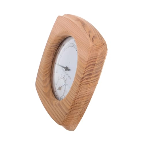 VALICLUD Saunathermometer und Hygrometer raumthermometer innen Hygrometer -Thermometer Zimmerthermometer Badezimmer-Thermometer Raumtemperaturthermometer Innenthermometer Zeder Hellbraun von VALICLUD