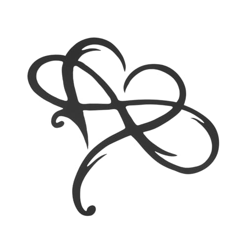 VALICLUD Schmiedeeisen Herz Wanddeko Künstlerische Wandhänger aus Robustem Eisen Dekoratives Wandornament für Wohnzimmer Büro Schlafzimmer Küche Stilvolle Wandgestaltung von VALICLUD