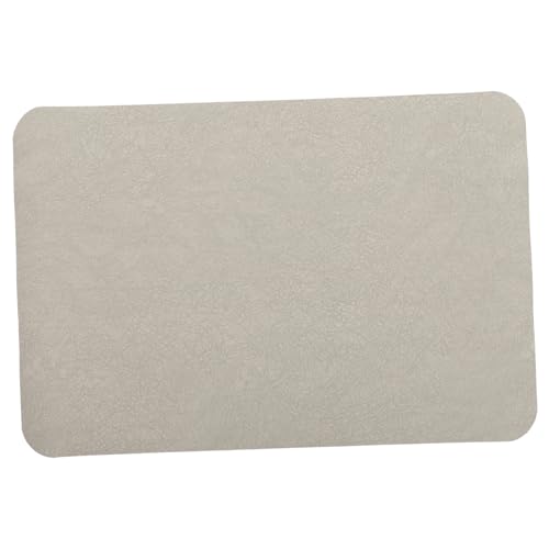 VALICLUD Schnelltrocknende Diatomerde Badematte Naturgrau rutschfest Saugfähiger Badvorleger für Badezimmer Küche Flur Weiche Bodenmatte Home Decor von VALICLUD