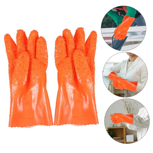 VALICLUD Schutzhandschuhe PVC Arbeitshandschuhe Herren Wasserfeste Öl und Säurebeständige Rutschfeste Handschuhe mit Verstärkter für Industrie Garten und Bauarbeiten VALICLUD Schutzhandschuhe PVC Arbeitshandschuhe Herren Wasserfeste Öl und Säurebeständige Rutschfeste Handschuhe mit Verstärkter für Industrie Garten und Bauarbeiten von VALICLUD