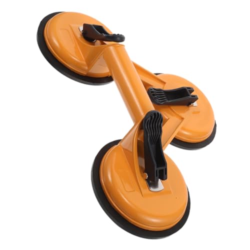 VALICLUD Schwerer Aluminium-saugheber für Glas und Fliesen Vakuumheber mit Drei Saugnäpfen Manuell für Fenster- Marmor Granitmontage Ergonomisch Vielseitig Einsetzbar Sicherer Transport von VALICLUD