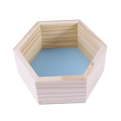 VALICLUD Sechseckiges Wandregal aus Kiefernholz für Kinderzimmer oder Bekleidungsgeschäft Rustikales Design Klein Blau zur Dekoration und Aufbewahrung Accessoires VALICLUD Sechseckiges Wandregal aus Kiefernholz für Kinderzimmer oder Bekleidungsgeschäft Rustikales Design Klein Blau zur Dekoration und Aufbewahrung Accessoires von VALICLUD