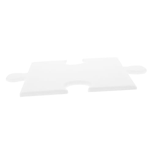 VALICLUD Selbstklebende Pinnwand aus Filz Dekoratives Memoboard für Büro Schule und Zuhause Puzzle Design Stabile Wanddeko mit Pushpin Festem Langlebigem Filzmaterial in Cremeweiß von VALICLUD