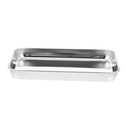 VALICLUD Servierplatte Quadratisch Lebensmittelecht Rostfrei Vielseitiges Barbecue und Pastablech Leicht Spülmaschinenfest Glatte Kanten Modernes Design für Restaurant und Zuhause VALICLUD Servierplatte Quadratisch Lebensmittelecht Rostfrei Vielseitiges Barbecue und Pastablech Leicht Spülmaschinenfest Glatte Kanten Modernes Design für Restaurant und Zuhause von VALICLUD