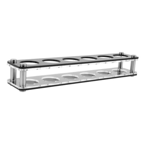 VALICLUD Shot Glasses Display Organizer Kleiner Schnapsglashalter mit Flachem Boden für Bar Zuhause Party Kneipe Getränkegläsersammlung von VALICLUD