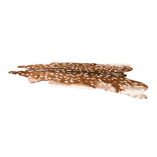VALICLUD Sika Deer Teppich Leichtes Texturiertes Bodentuch mit Weichem Griff Dekorative Bodenmatte für Wohnzimmer und Zuhause Druckvoller Design Platzsparend und Komfortabel von VALICLUD