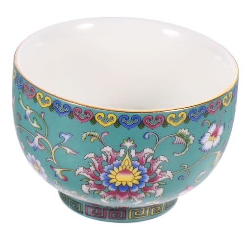 VALICLUD Silberveredelte Keramik Teetasse Stilvolle Chinesische Kung Fu Tee Schale Fein Verarbeitet Hitzebeständig Geeignet für Grünen und Schwarzen Tee Teilig von VALICLUD